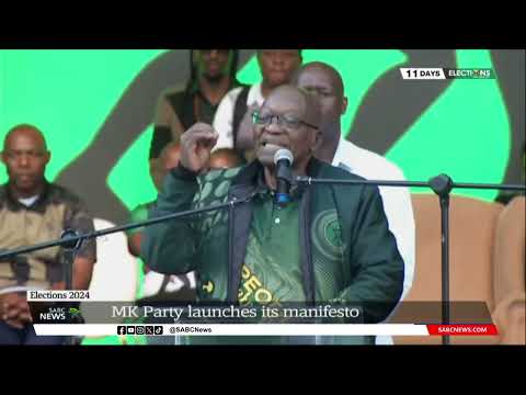 Elections 2024 | MKP's Jacob Zuma bemoans levels of unemployment among black people
