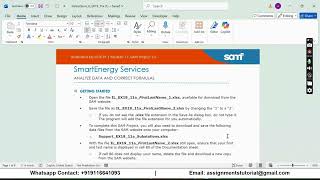 Illustrated Excel 2019 | Module 11: SAM Project 1a SmartEnergy Services