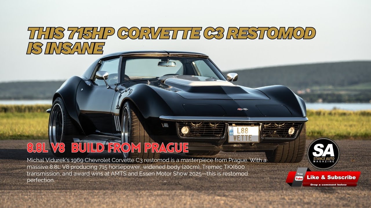 This 715HP Corvette C3 Restomod is INSANE | 8.8L V8 Build from Prague