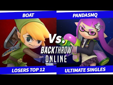 BTO #2    LOSERS TOP 8 QUALIFIER - BOAT (Toon Link) vs PandasMQ (Inkling)