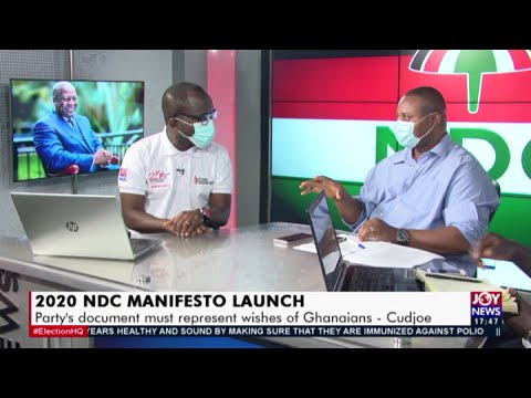 2020 NDC Manifesto Launch: Party’s document must represent wishes of Ghanaians – Cudjoe (7-9-20)