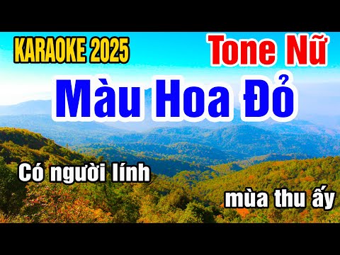 Karaoke Màu Hoa Đỏ Tone Nữ Nhạc Sống gia huy karaoke