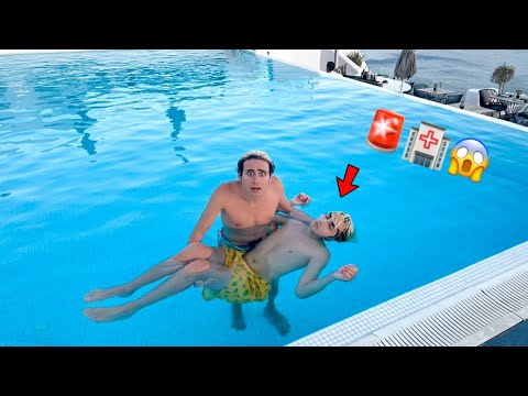 VINCI SI SENTE MALE IN PISCINA! ANDIAMO AL PRONTO SOCCORSO!! 😱