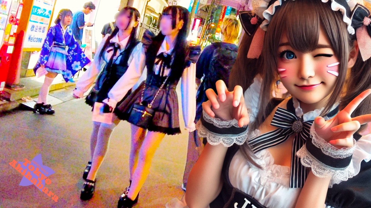Tokyo Akihabara 🐶 A bustling town 💖 4K Nonstop 1 hour