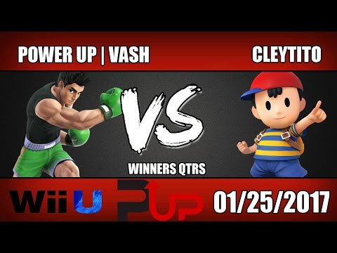PowerUp | Vash (Little Mac) vs Cleytito (Ness) - Wii U Winners Quarters - SOS