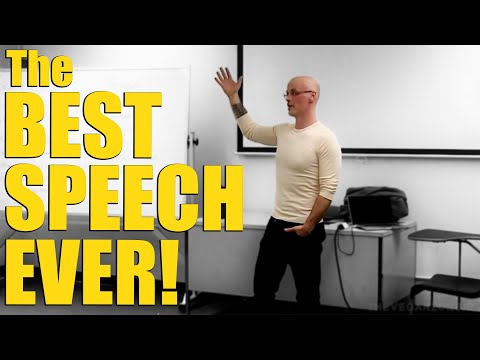 The Best Speech You Will Ever Hear