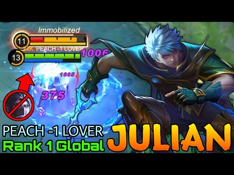 You Can't Escape Me! Julian Deadly Chain Combo - Top 1 Global Julian by PEACH -1 LOVER - MLBB