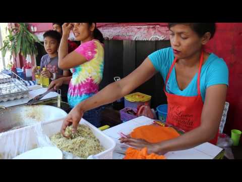 Filipino Ilocos-style street empanada