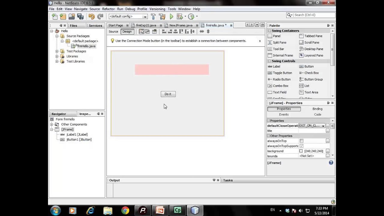 First program in Java NetBean IDE