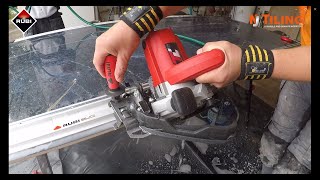 Preview of NJ Tiling x  Rubi TC-125 Cutter Kit - Wet Cutting at 45° angle for a Beautiful Bespoke Bathroom.