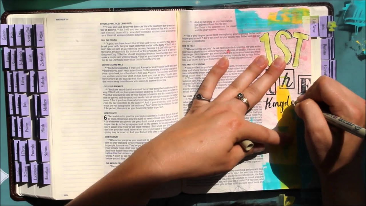 Journaling Bible Process for Matthew 6:33 *My Life Verse*