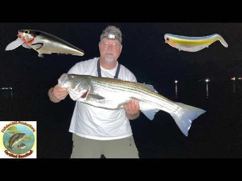 3 Must Have Baits To Catch STRIPERS At Night!