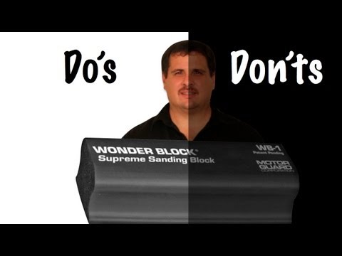 Block Sanding Primer Do's and Don'ts