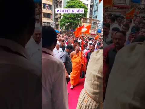 Narendra Maharaj in Mumbai #swami #maharaj #nanijdhamofficial