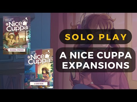 A Nice Cuppa (Button Shy) Expansions - Solo Playthrough | DaniCha 