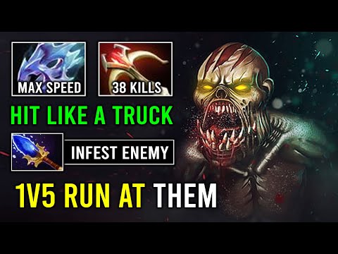 WTF 1v5 Just Run At Them Scepter + Moon Shard Lifestealer Brutal Hit Like a Truck Dota 2