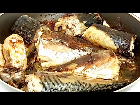 HOW TO POT ROAST MACKEREL FISH || NO OVEN| NO VEGETABLES OIL ||A MUST TRY