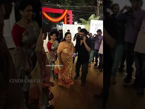 Hero #Srikanth Wife #Ooha at Bandla Ganesh #Diwali Bash in Hyderabad #shorts #viral