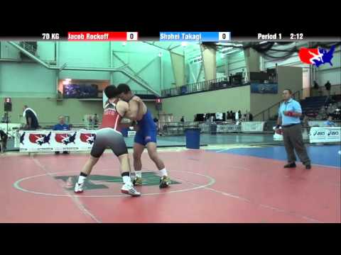 Jacob Rockoff vs. Shohei Takagi at 2013 ASICS University Nationals - GR