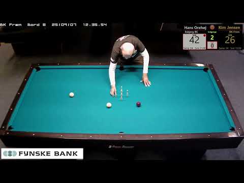 07-09-2025 Kim Jensen - Hans Orehøj  BK Frem Kolding - Esbjerg BC  Bord 8
