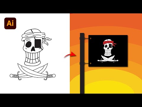 Making a Jolly Roger in Adobe Illustrator CC
