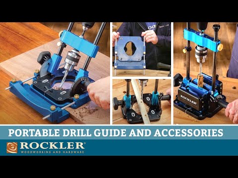 Portable Drill Guide with Vise and New Edge Guide