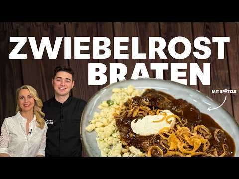 Zwiebelrostbraten Rezept – So gelingt der österreichische Klassiker perfekt! + Spätzle selbst machen