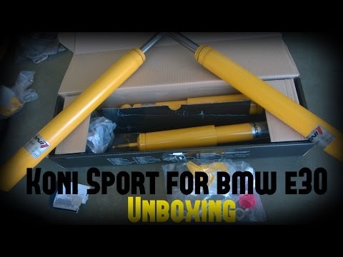 Unboxing: Koni Sport Adjustable Dampers(Front/Back) for Bmw e30 HD