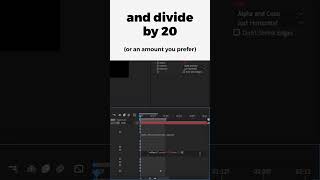 After Effects Smears with Minimax & Speed Expression
