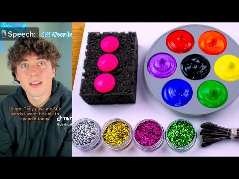 *60 Minutes* Text To Speech 🎨 ASMR Satisfying Art || @Devin Caherly || POVs Tiktok Compilations 2024
