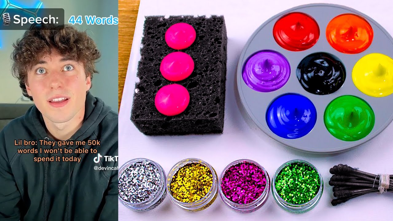 *60 Minutes* Text To Speech 🎨 ASMR Satisfying Art || @Devin Caherly || POVs Tiktok Compilations 2024