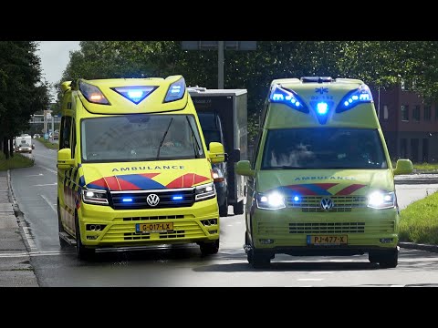 [10.07.2020] A1, Verschillende Ambulances Kijlstra Ambulancezorg naar het Medisch Centrum Leeuwarden