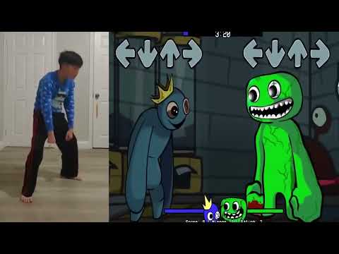 Rainbow Friends BLUE In Real Life VS Garten of Banban JUMBO JOSH