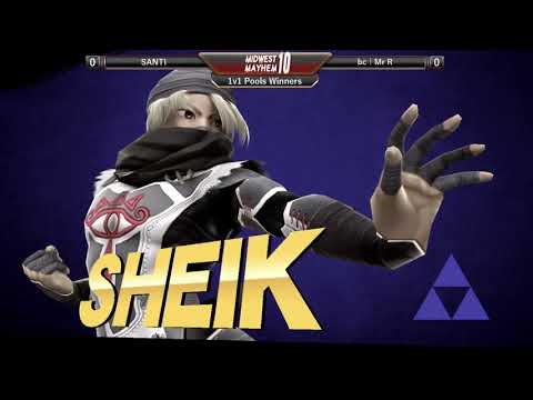 Midwest Mayhem 10 SINGLES POOLS: SANTI (Mr. Game & Watch, Shulk) vs. bc l Mr R (Sheik)