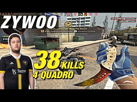 Zywoo overpass game  (38frags /4quadro) CSGO ZywOo FULL POV