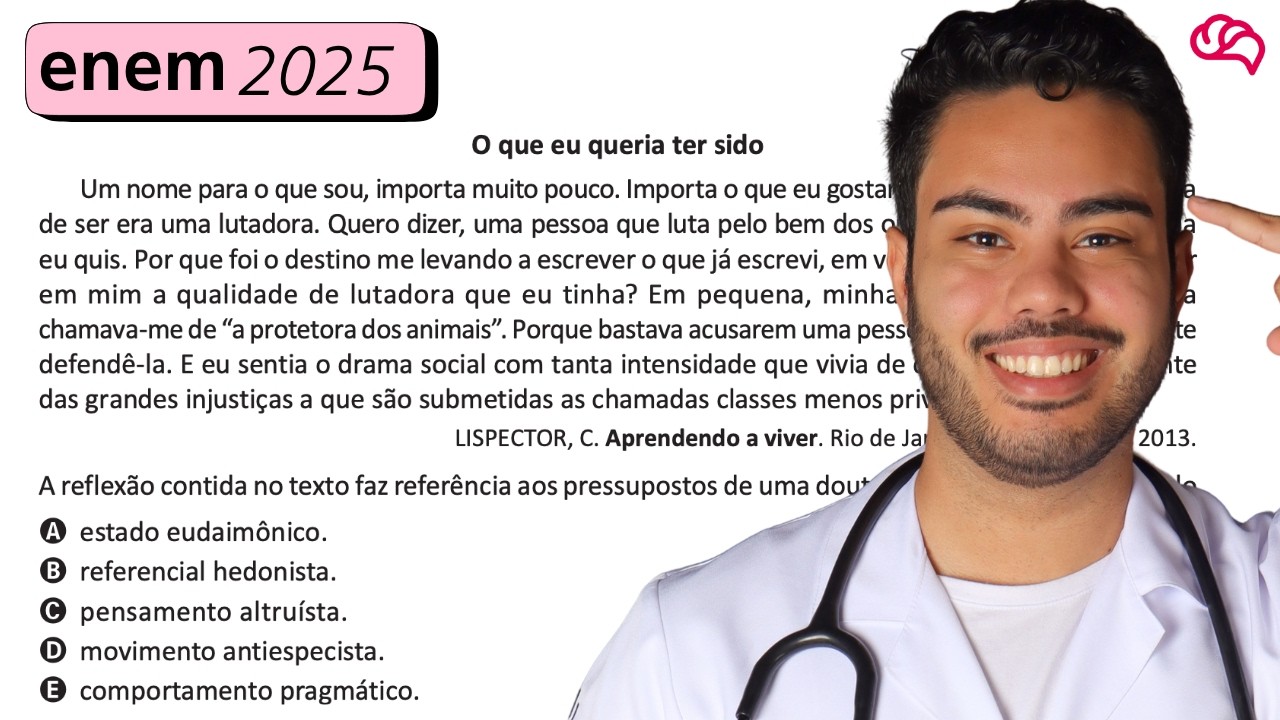 Resolução em Vídeo — Questão 65 ENEM 2025