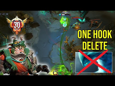 GM Pos4 Pudge Destroy Morphling in Lane - One Hook Delete! | Dota 2 Highlights 7.39d.