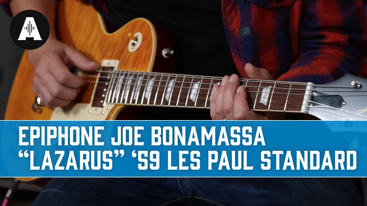 NEW Epiphone Joe Bonamassa Lazarus 1959 Les Paul Standard - Playing Only Demo! - YouTube