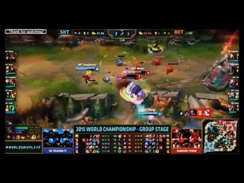 SKT vs BKT Highlights - SK TELECOM T1 vs BANGKOK TITANS - 2015 Leage of legends World CHAMPIONSHIP