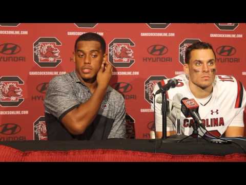 T.J. Holloman and Perry Orth after Saturday's 27-14 loss to Mississippi State