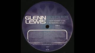 Glenn Lewis - Back For More (Instrumental)