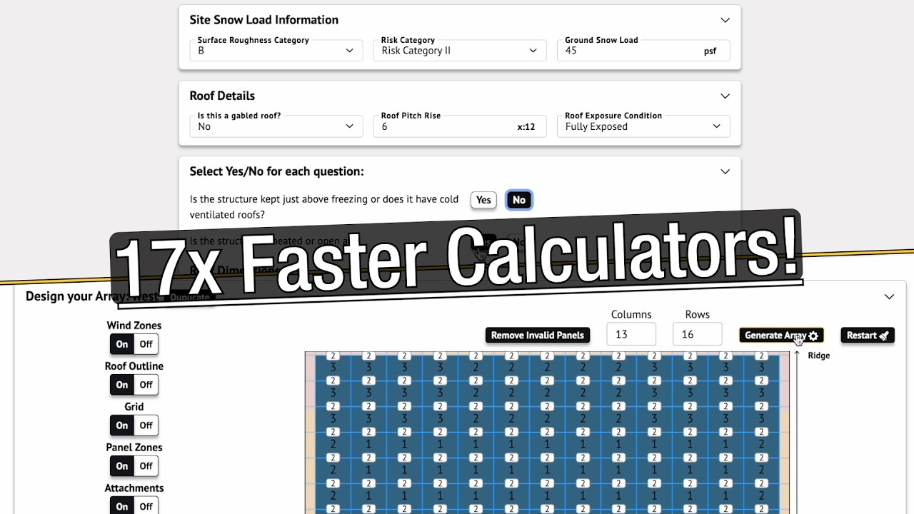 New Solar & Snow Retention Calculators from S-5!