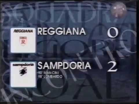 1994-95 (2a - 11-09-1994) Reggiana-Sampdoria 0-2 [R.Mancini,Lombardo] Gol 90°Minuto Rai