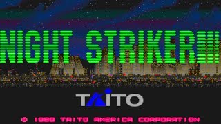 Night Striker - Classic Arcade Shoot 'em Up (Taito 1989)