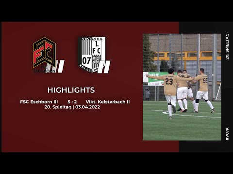 FSC Eschborn III - Viktoria Kelsterbach II | 20. Spieltag | Highlights | 03.04.2022