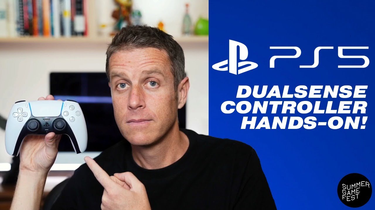 PlayStation 5: DualSense Controller Hands On #PS5 - YouTube