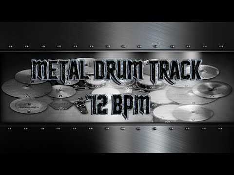 Slow Metal Drum Track 72 BPM | Preset 3.0 (HQ,HD)
