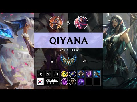 Qiyana Mid vs Irelia - KR Challenger Patch 14.12