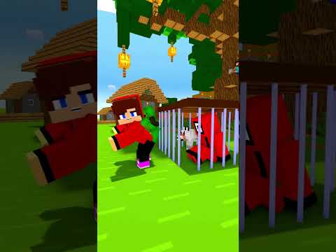 When JJ and Mikey Outsmarts Squid Game Soldier in Minecraft