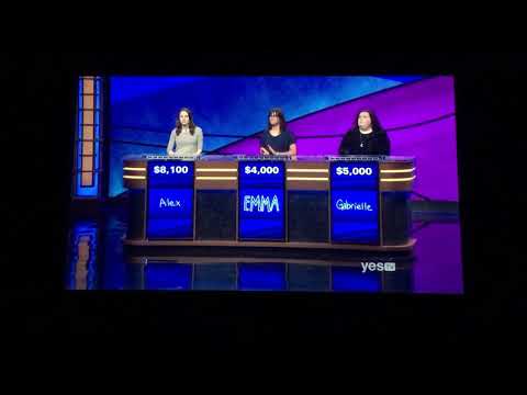 Double Jeopardy, Alex Damisch Day 2 - 2nd Daily Double in the Science category 😋 (11/29/19)